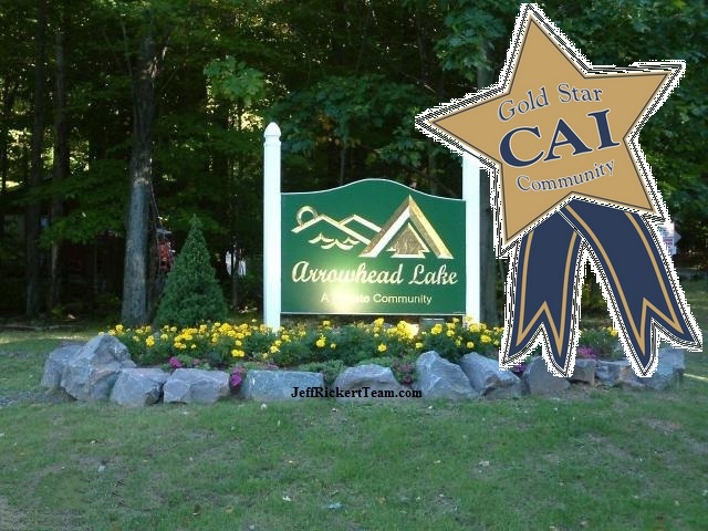 Entrance Sign for Arrowhead Lakes - A Private Vacation Community
