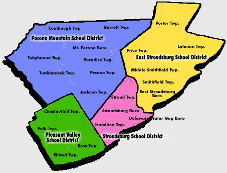 map of monroe township high school