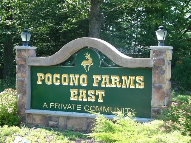  Entrance Sign for Pocono Springs Estates