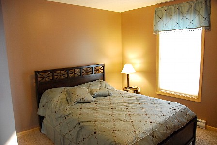 Poconos PA Vacation Home For Rent - 2nd bd room with queen. 3rd bd room with queen and twin bunks